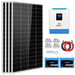 Sungold Power Solar Kit 3000W 24V Inverter 120V output Lithium Battery 800 Watt Solar Panel SGKT-3PRO