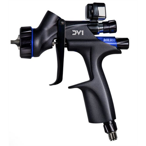 DeVilbiss DV1-B Basecoat Spray Gun Digital Uncupped HVLP (1.2,1.3 1.4) DEV704504