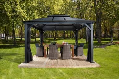Sojag Mykonos II Double Roof Gazebo 10 x 14 ft