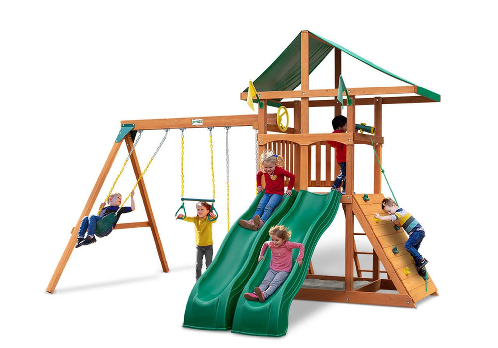 Gorilla Playsets Outing w/ Dual Slides Swing Set