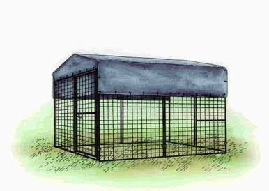 Tarp for Regular 8 ft. Chicken Run (7'W x 8'L x 4'H)