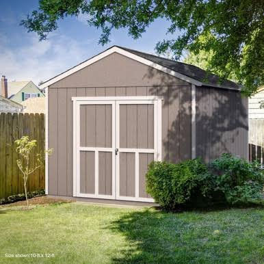 Do-it Yourself Rookwood 10 ft. x 12 ft. Wooden Storage with Flooring Included