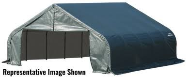 ShelterCoat 18 x 20 ft. Garage Peak Green STD