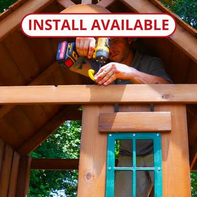 Swing-N-Slide Timberview Wood Complete Play Set