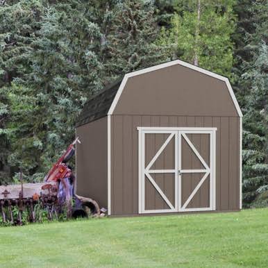 Handy Home DIY Braymore 10 ft. x 16 ft. Wooden Storage Shed with Flooring Included