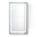 Krugg Svange 24″ X 42″ LED Medicine Cabinet  with Dimmer & Defogger LEFT HINGE SVANGE2442L