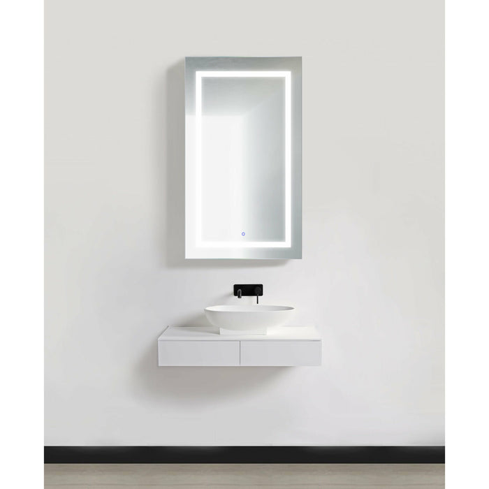Krugg Svange 24″ X 42″ LED Medicine Cabinet  with Dimmer & Defogger LEFT HINGE SVANGE2442L